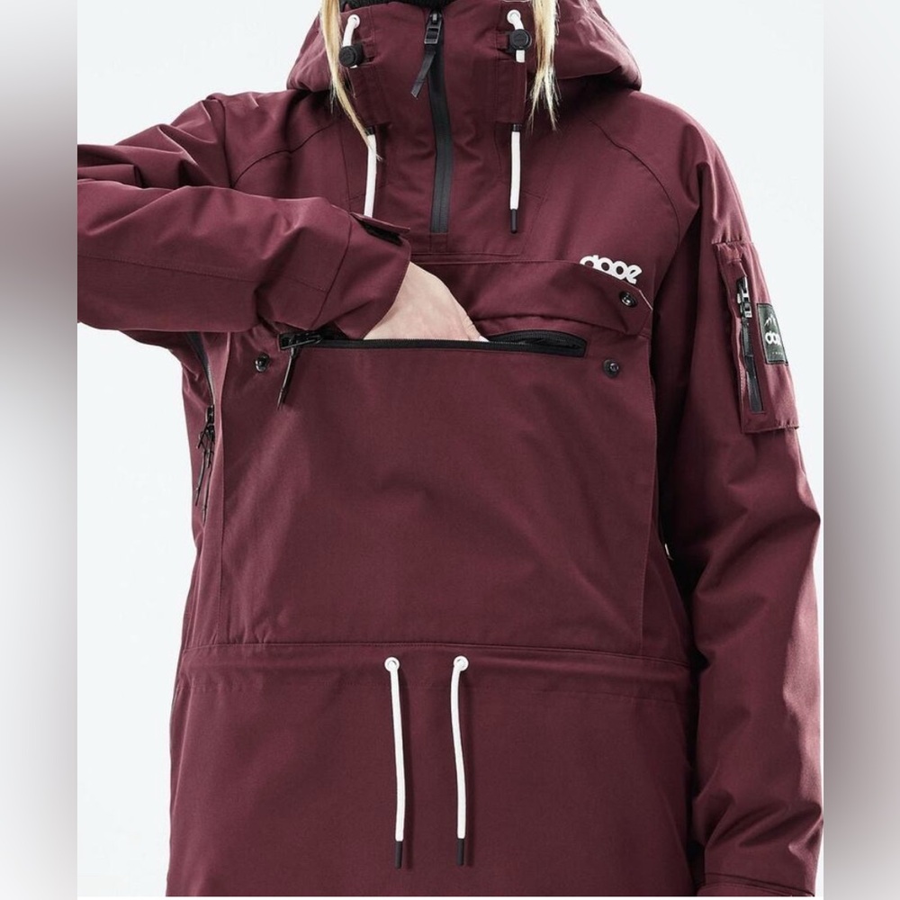 DOPE snow Burgundy Annok W Shell Jacket - Picture 8 of 8